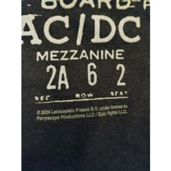 Vintage Liquid Blue Dragon AOP / AC DC T Shirt Sz L Test Print - Picture 3 of 9